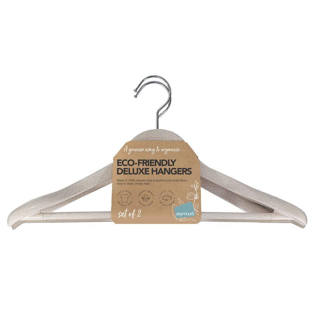 Eco Deluxe Suit Hanger Set of 2 - WARDROBE - Clothes Hangers - Soko and Co