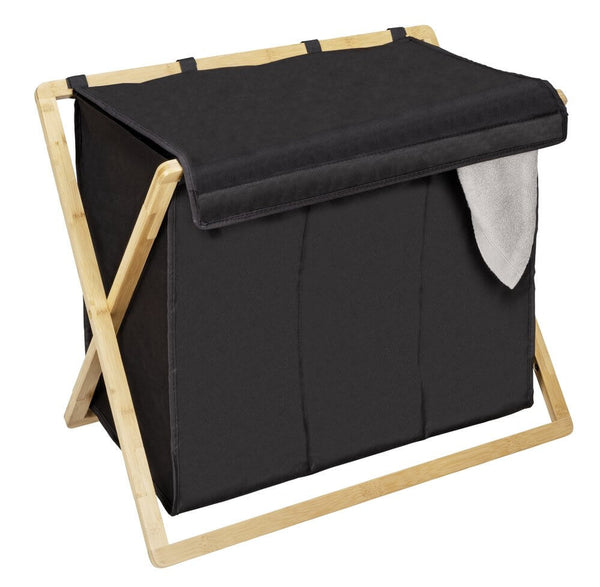 Ecori Triple Bamboo Laundry Hamper