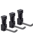 Elfa Garage+ Small Hooks 3 Pack Matte Grey