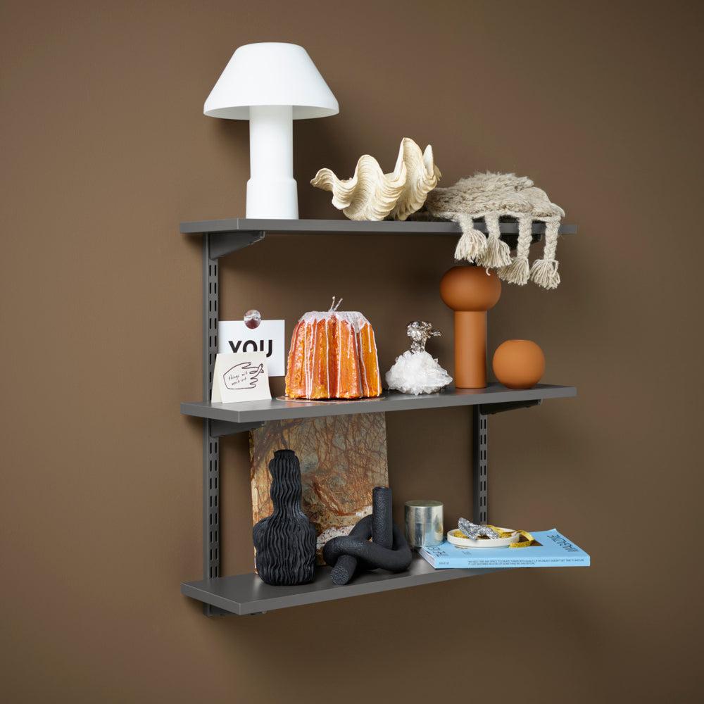Elfa Melamine Shelving Starter Kit Graphite - ELFA - Accessories - Soko and Co