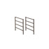 Elfa Side Frame 4-Runner Standard Graphite - ELFA - Freestanding Drawer Kits - Soko and Co