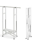 Elios Expandable Garment Rack White - WARDROBE - Garment Racks - Soko and Co