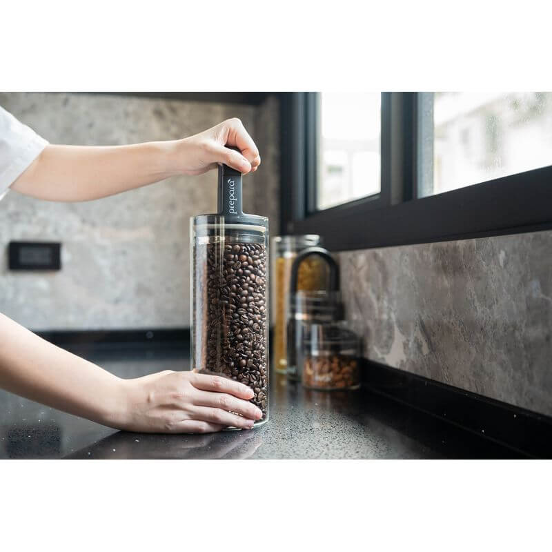 Evak Airtight Glass Pantry Container With Classic Handle Large - KITCHEN - Food Containers - Soko and Co