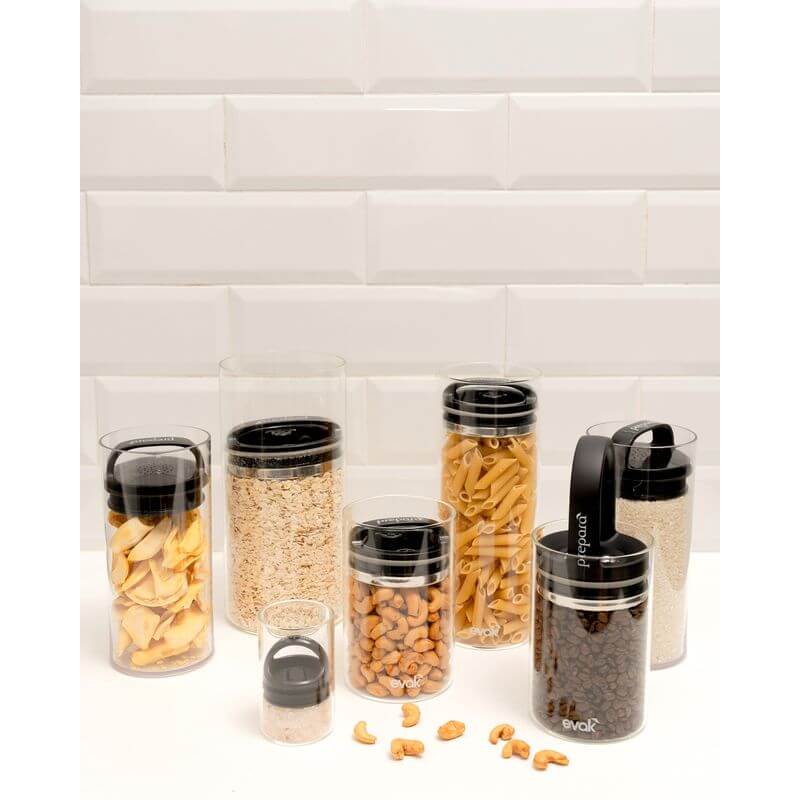 Evak Airtight Glass Pantry Container With Compact Handle Medium - KITCHEN - Food Containers - Soko and Co
