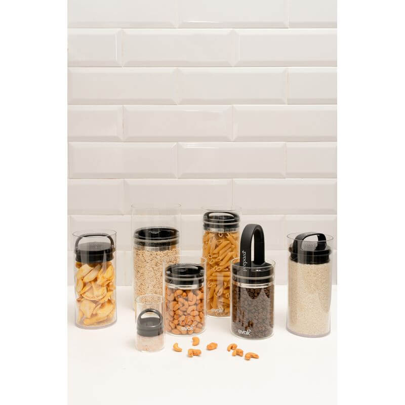 Evak Airtight Glass Pantry Container With Compact Handle Large - KITCHEN - Food Containers - Soko and Co