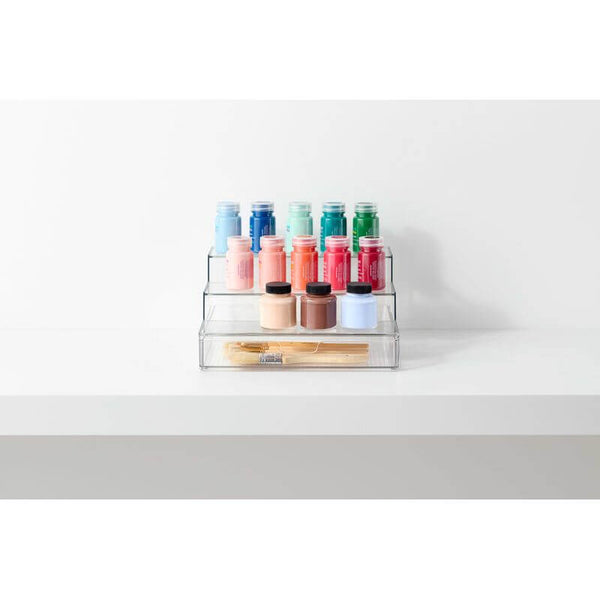 Everything Organiser 3 Tier Pantry Shelf With Drawer Large