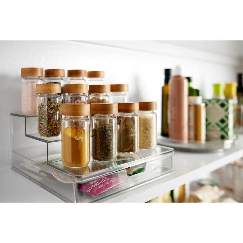 Everything Organiser 3 Tier Pantry Shelf With Drawer - KITCHEN - Shelves and Racks - Soko and Co