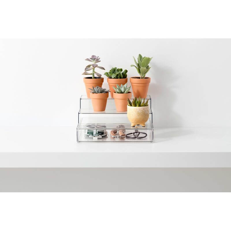 Everything Organiser 3 Tier Pantry Shelf With Drawer - KITCHEN - Shelves and Racks - Soko and Co