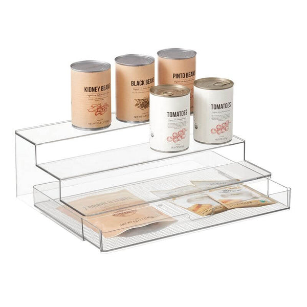 Everything Organiser 3 Tier Pantry Shelf With Drawer