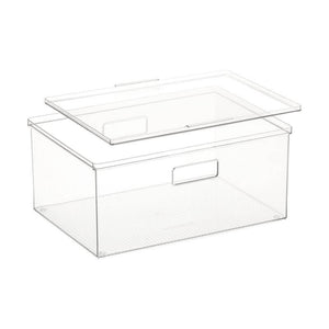 Everything Organiser Clear Box With Lid Large - HOME STORAGE - Plastic Boxes - Soko and Co