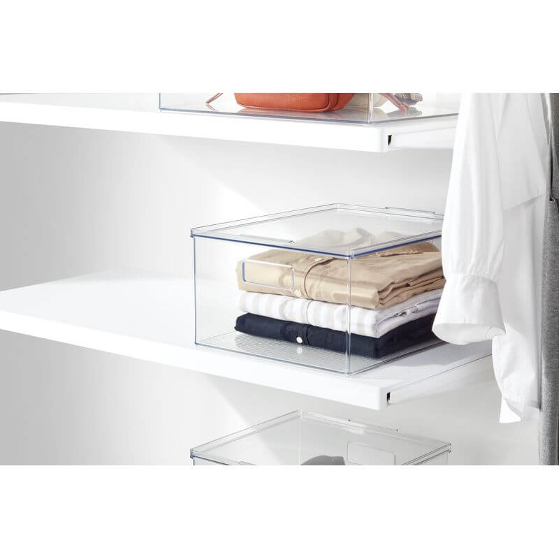 Everything Organiser Clear Box With Lid Medium - HOME STORAGE - Plastic Boxes - Soko and Co