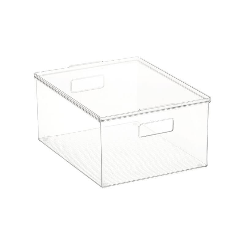 Everything Organiser Clear Box With Lid Medium - HOME STORAGE - Plastic Boxes - Soko and Co