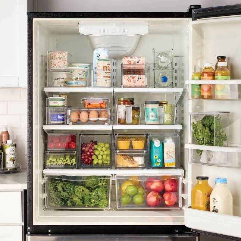 Everything Organiser Stacking 4 Bottle Holder - KITCHEN - Fridge and Produce - Soko and Co