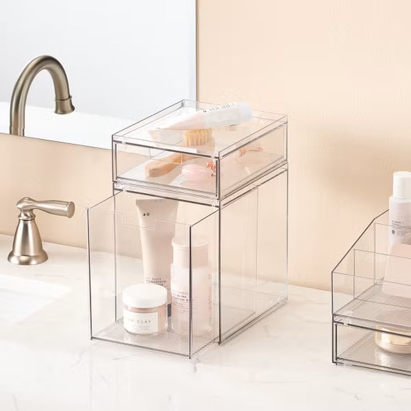 Everything Organiser Stacking Narrow Drawer Medium - BATHROOM - Makeup Storage - Soko and Co