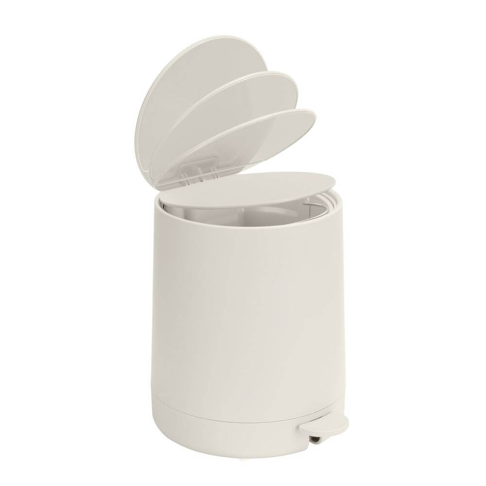 Fablo 5L Pedal Bin Cream - BATHROOM - Bins - Soko and Co