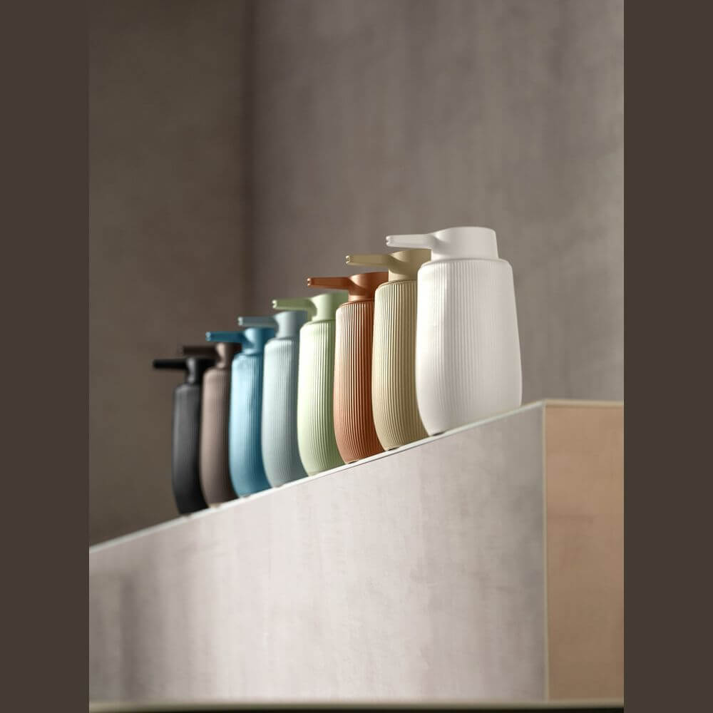 Fablo Ceramic Soap Dispenser Cream - BATHROOM - Soap Dispensers and Trays - Soko and Co
