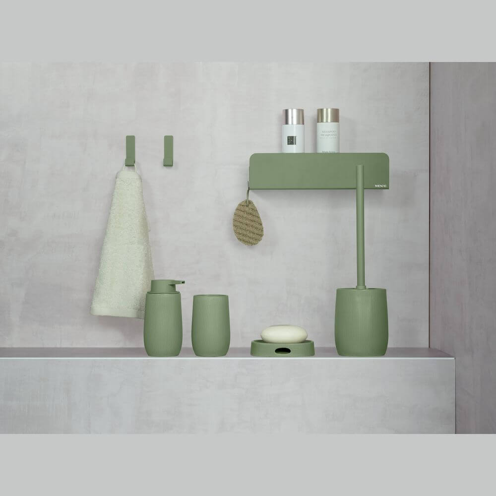 Fablo Ceramic Soap Dispenser Green - BATHROOM - Soap Dispensers and Trays - Soko and Co