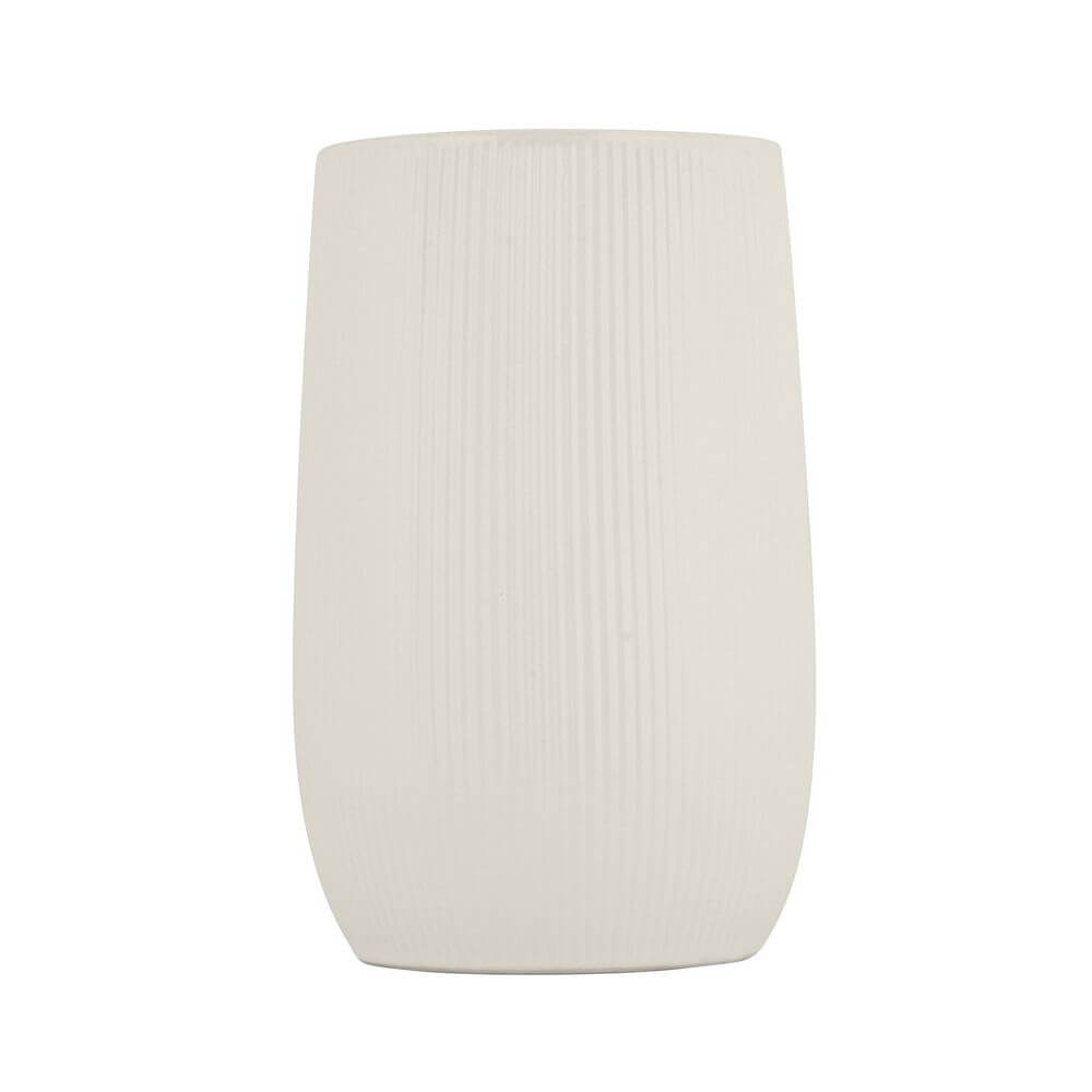 Fablo Ceramic Tumbler Cream - BATHROOM - Toothbrush Holders - Soko and Co