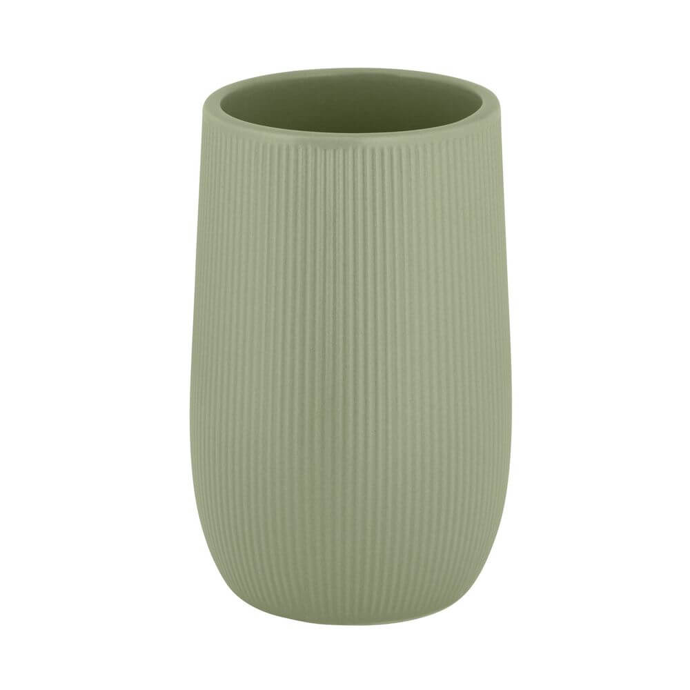 Fablo Ceramic Tumbler Green - BATHROOM - Toothbrush Holders - Soko and Co
