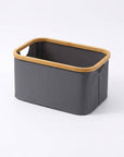 Fabric Storage Basket Medium Grey - HOME STORAGE - Baskets and Totes - Soko and Co