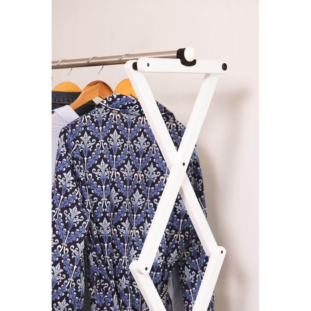 Felix Expandable Garment Rack White - WARDROBE - Garment Racks - Soko and Co