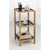 Fern Wood & Glass 3 Tier Shelving Unit - HOME STORAGE - Shelves and Cabinets - Soko and Co
