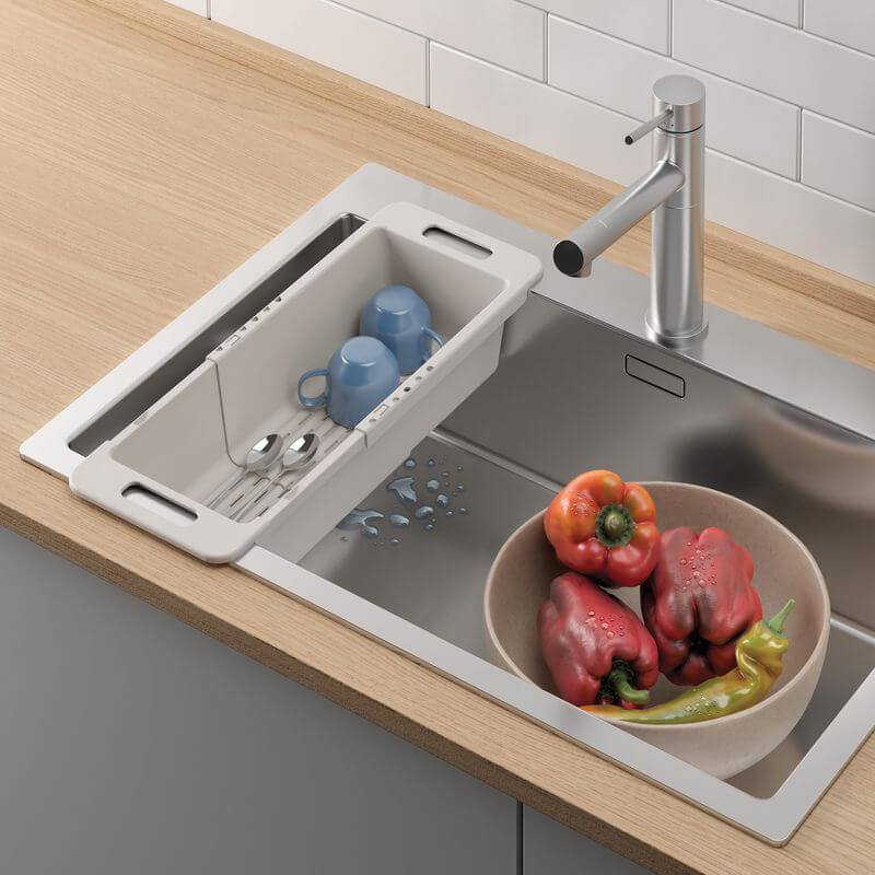 Flex Expandable In-Sink Collander and Drying Basket - KITCHEN - Dish Racks and Mats - Soko and Co