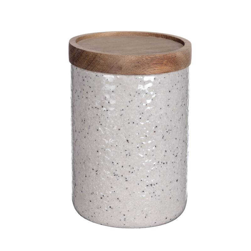 Flint 0.6L Canister Granite - BATHROOM - Makeup Storage - Soko and Co