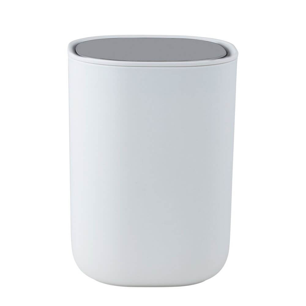 Frini 1.5L Swing Bin White - BATHROOM - Bins - Soko and Co