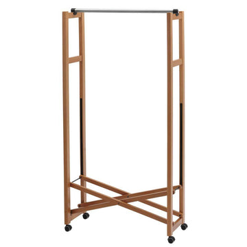Giulius Garment Rack Cherry Wood