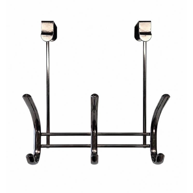 Gunmetal Triple Over the Door Hook - WARDROBE - Over the Door Hooks - Soko and Co