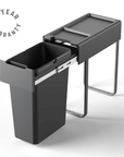 Heavy Duty 30L Single Pull Out Kitchen Bin with Soft Close Glider - KITCHEN - Bins - Soko and Co