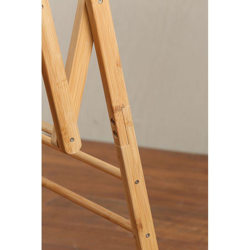 Heavy Duty W-Frame Bamboo Clothes Airer - LAUNDRY - Airers - Soko and Co