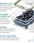 iDesign Fridge Container Medium Short - KITCHEN - Fridge and Produce - Soko and Co