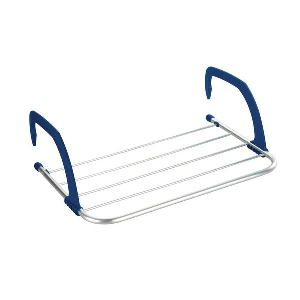 Inox 5 Rail Aluminium Over Door Clothes Airer