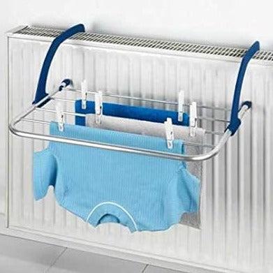 Inox 5 Rail Aluminium Over Door Clothes Airer