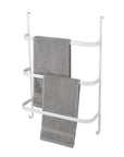 Irpinia 3 Rail Over Door Towel Rack White - BATHROOM - Towel Racks - Soko and Co