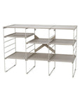 Joseph Joseph Adjustable Shoe Rack Large Ecru - WARDROBE - Shoe Storage - Soko and Co