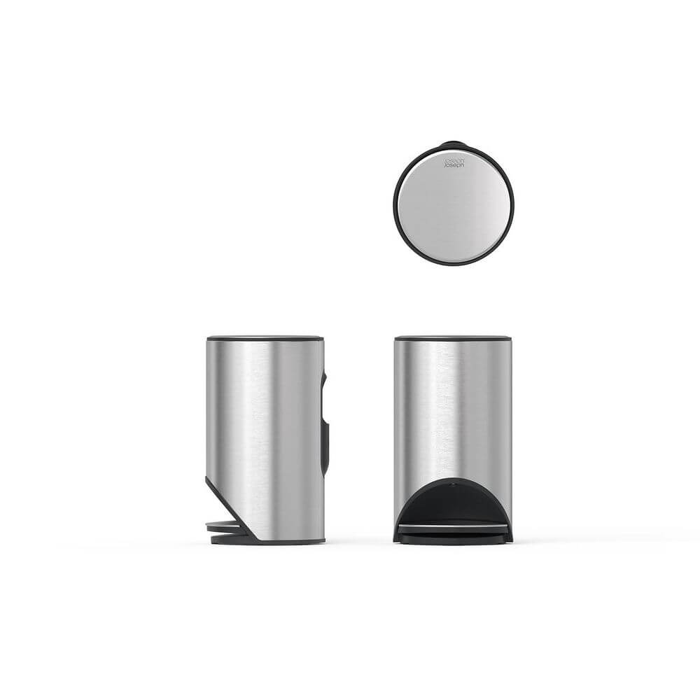 Joseph Joseph Arc 10L Bin Stainless Steel - KITCHEN - Bins - Soko and Co