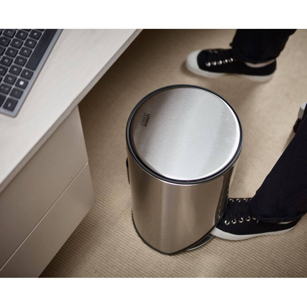 Joseph Joseph Arc 10L Bin Stainless Steel - KITCHEN - Bins - Soko and Co
