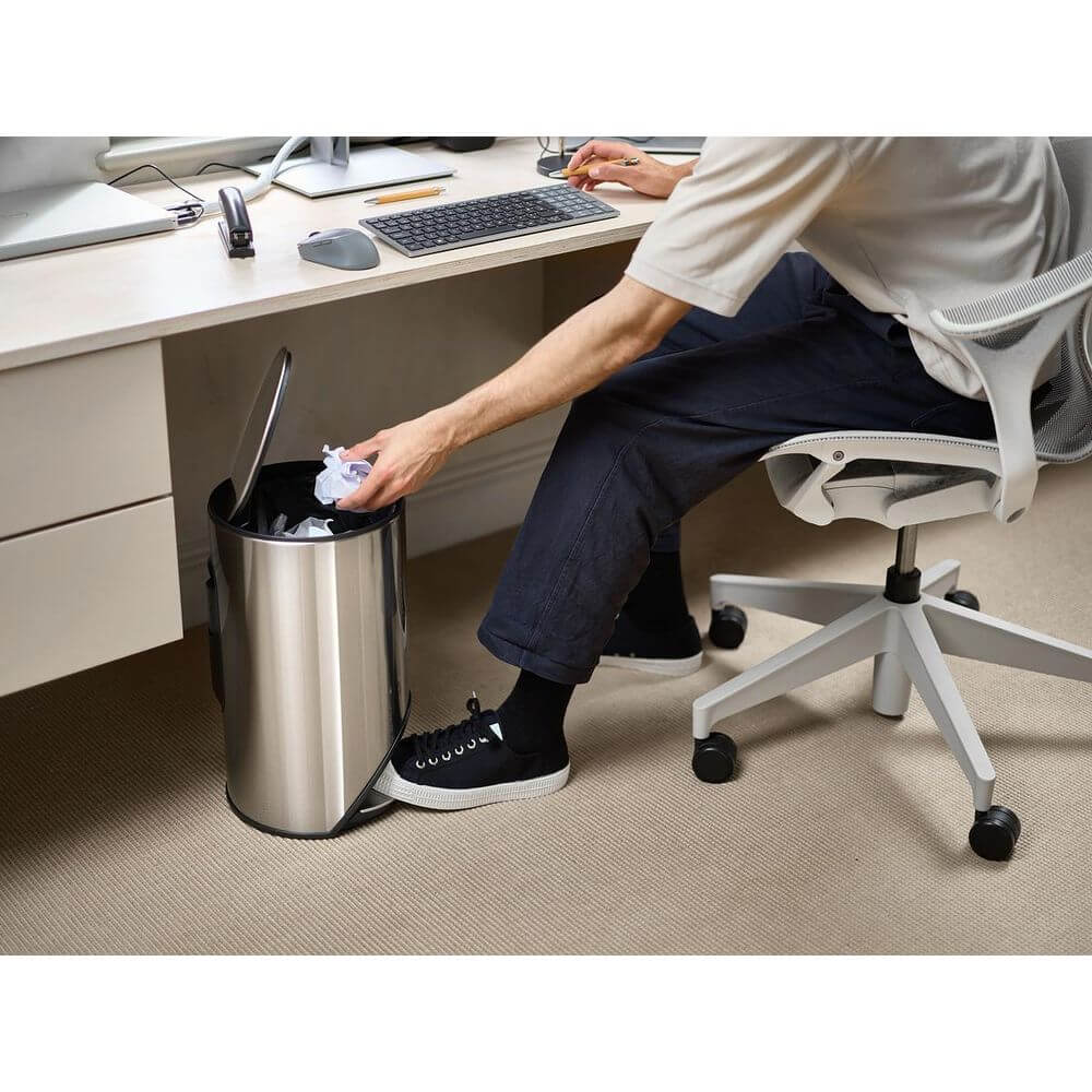 Joseph Joseph Arc 10L Bin Stainless Steel - KITCHEN - Bins - Soko and Co