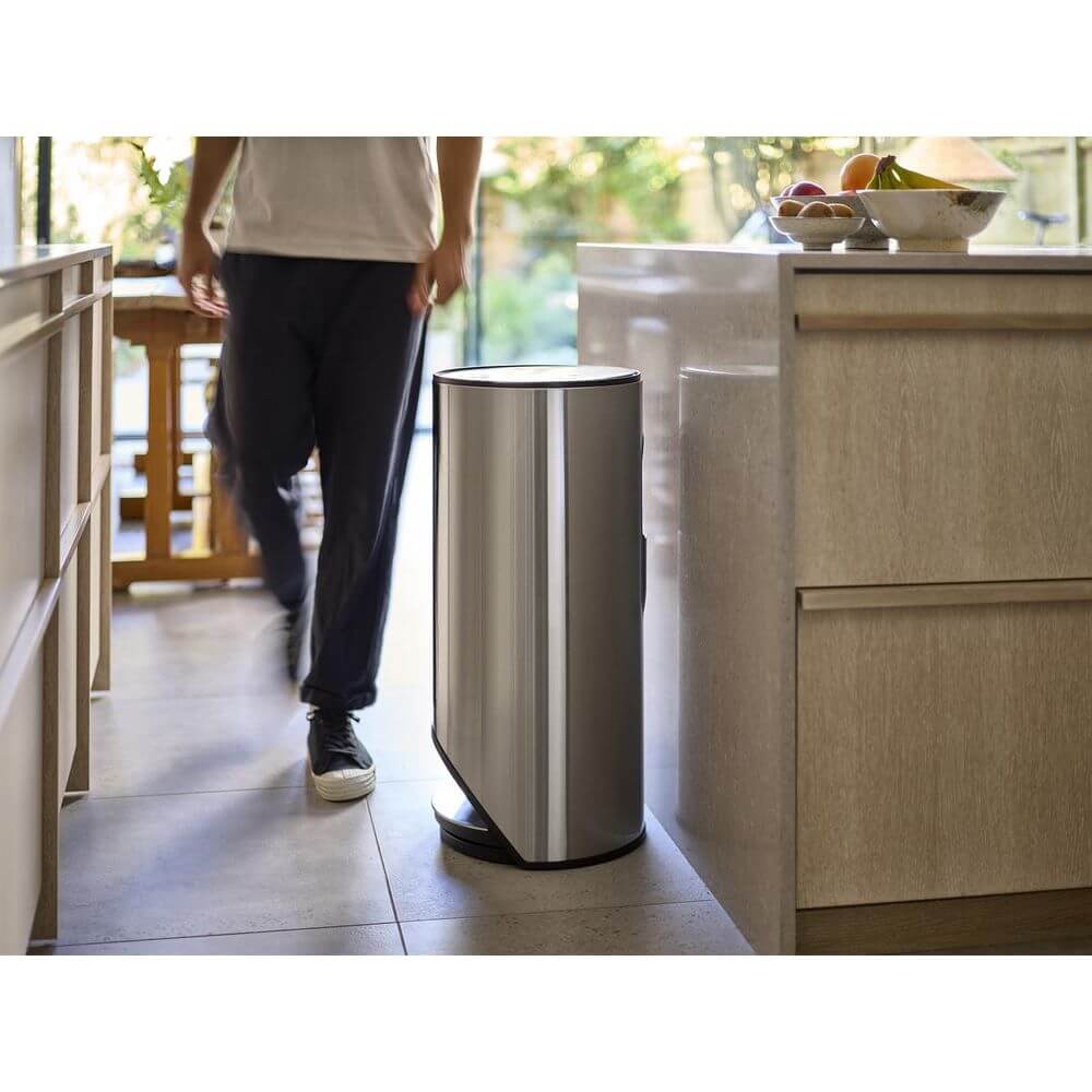 Joseph Joseph Arc 30L Bin Stainless Steel - KITCHEN - Bins - Soko and Co