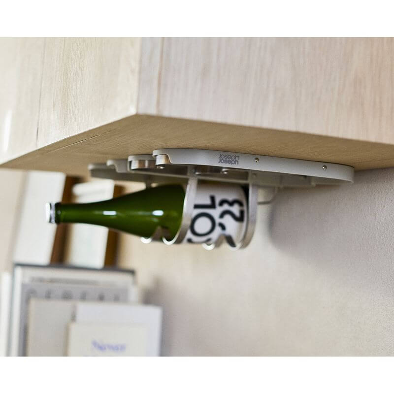 Joseph Joseph Cradle Undershelf Folding Wine Bottle Rack