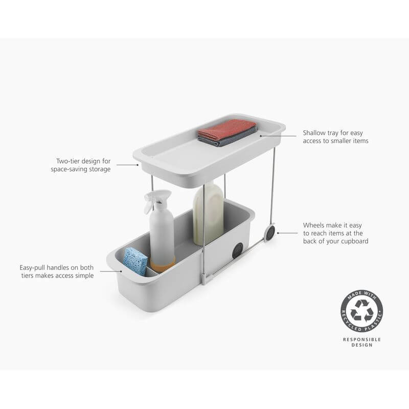 Joseph Joseph Cupboardstore 2-Tier Undersink Caddy - KITCHEN - Organising Containers - Soko and Co