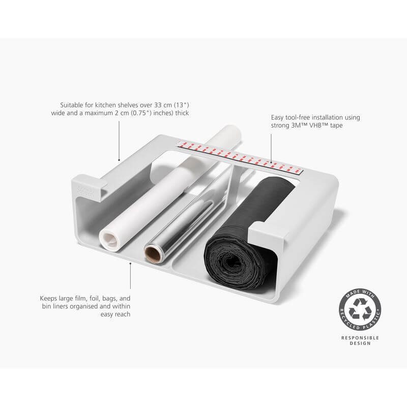 Joseph Joseph Cupboardstore Undershelf Wrap Holder Large - KITCHEN - Organising Containers - Soko and Co