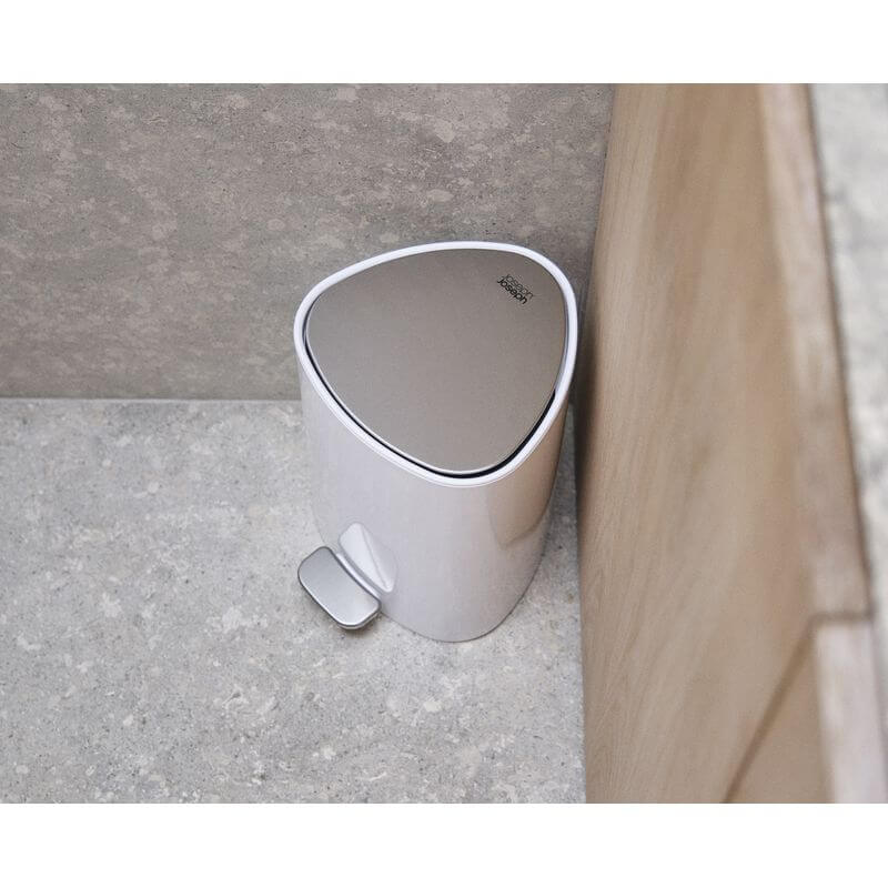 Joseph Joseph EasyStore 5L Bathroom Bin Gloss White