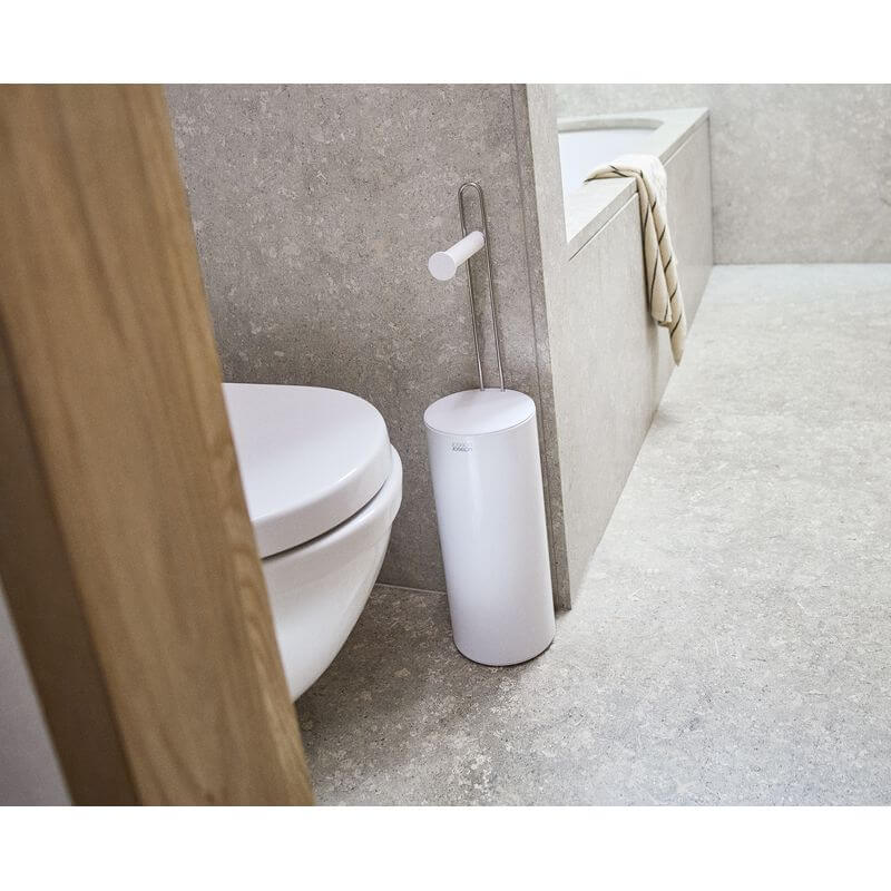 Joseph Joseph EasyStore Toilet Roll Holder Gloss White