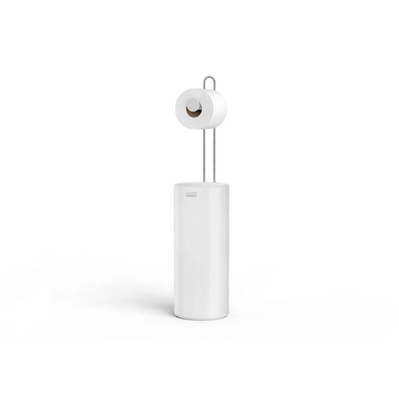 Joseph Joseph EasyStore Toilet Roll Holder Gloss White