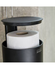 Joseph Joseph EasyStore Toilet Roll Holder Matt Black - BATHROOM - Toilet Roll Holders - Soko and Co