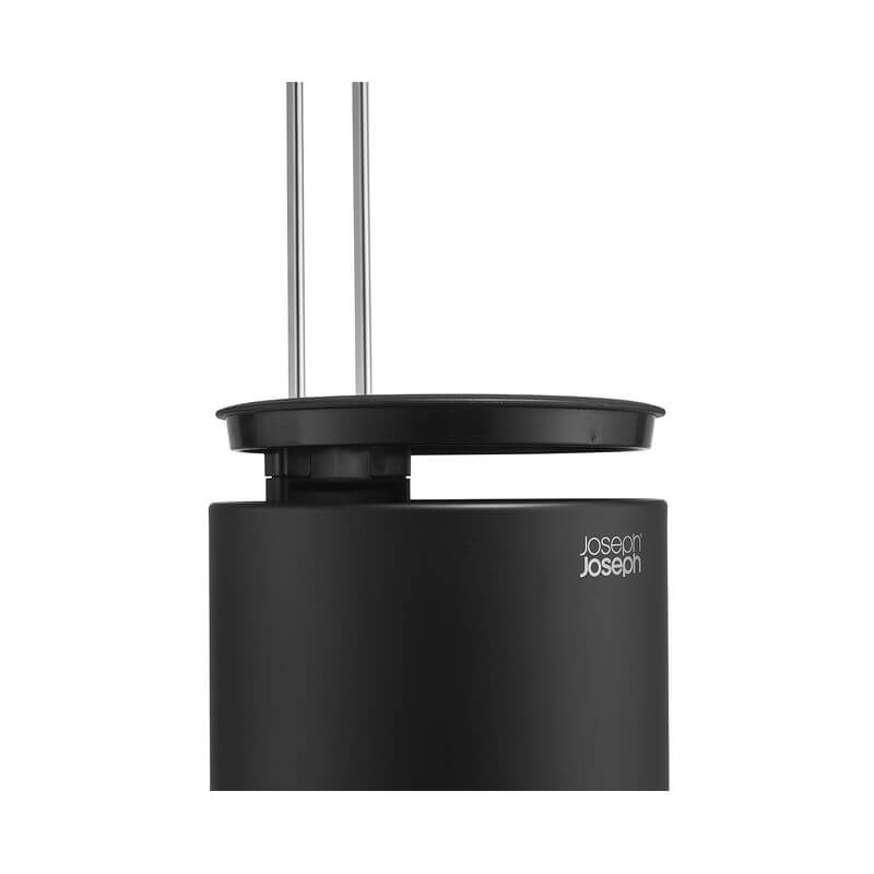 Joseph Joseph EasyStore Toilet Roll Holder Matt Black - BATHROOM - Toilet Roll Holders - Soko and Co